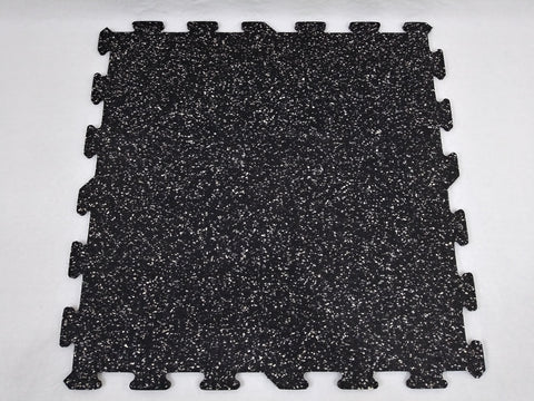 30% Raiders Rubber Interlocking Tiles 24" x 24" x 9.5mm