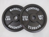 Standard Olympic Metal Weight Plates (Pair)