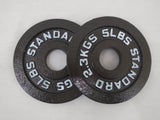 Standard Olympic Metal Weight Plates (Pair)