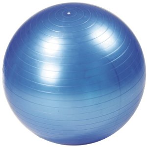 VirtuFit Anti-Burst Fitness Ball Pro avec support de balle - Gris - 85 cm