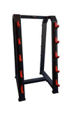 PowerFit Set of Fixed Weight Barbells and A Frame Barbell Rack - BACK ORDER