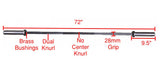 PowerFit Equipment Aluminum Tech Barbell