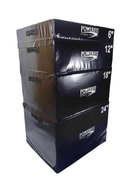 PowerFit Soft Plyo Set for Commercial and Home Gyms