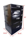 PowerFit Soft Plyo Set for Commercial and Home Gyms