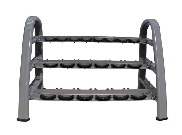 PowerFit Grey Three Tier Dumbbell Rack