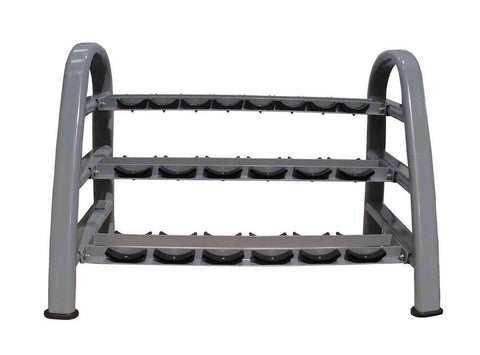 PowerFit Grey Three Tier Dumbbell Rack
