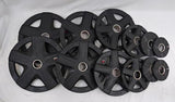 PowerFit Equipment Five Star Premium Rubber Grip Plates ( Prices Reflects Pairs)