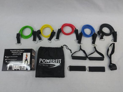 PowerFit Resistance Band Set for Commercial or Home Gyms