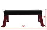 PowerFit Pro Grade Flat Workout Bench (Red)