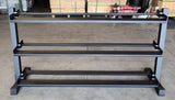 PowerFit 70" Three Tier Black Dumbbell Rack