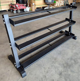 PowerFit 70" Three Tier Black Dumbbell Rack