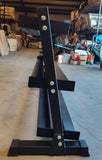 PowerFit "Double Wide" Three Tier Black Dumbbell Rack