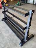PowerFit 70" Three Tier Black Dumbbell Rack