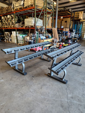 Life Fitness Two Tier Dumbbell Rack (SOLD AS A PAIR)
