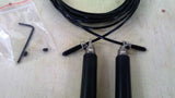 PowerFit Black Adjustable Speed Rope Tool Included