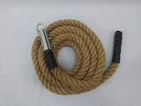 PowerFit Hemp Climbing Rope With Iron Eyelet 1.5" x 20'
