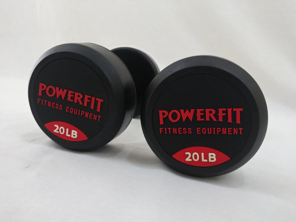 Round Rubber Dumbbells