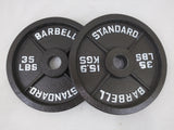 300lb Olympic Barbell and Metal Plate Set
