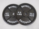 300lb Olympic Barbell and Metal Plate Set