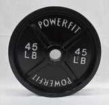 PowerFit Olympic Metal Weight Plates