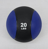 Full set of PowerFit Two Color Medicine Balls with Vertical Medicine Ball Rack