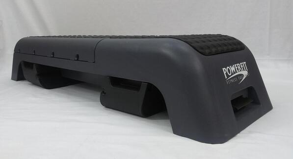 PowerFit Step Bench and Workout Station with Free Resistance Band