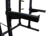 PowerFit Heavy Duty Squat Rack and Pro Grade Flat Bench Package