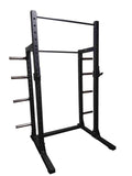 PowerFit Heavy Duty Squat Rack and Pro Grade Flat Bench Package