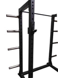 PowerFit Heavy Duty Squat Rack and Adjustable Pro Bench Package