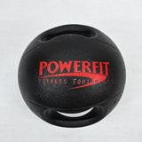Full set of PowerFit Dual Grip Medicine Balls with Vertical Medicine Ball Rack