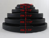 Olympic Barbell and 300lb Five Star Rubber Grip Plate Set