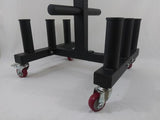 PowerFit Mobile Weight Plate and Barbell Holder