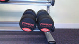 PowerFit Round Rubber Dumbbells - Pricing is for a Pair
